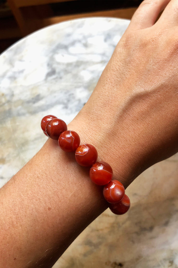 Buy Carnelian Crystal Healing Natural Bracelet | Stability & Motivation  Online in India - Mypoojabox.in